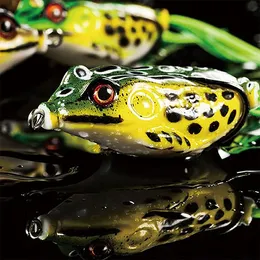 Soft Small Lifelike Jump Frog Engaging Bait Silicone for Crap Fishing Gear Crankbait Crankbaits 22 Colors