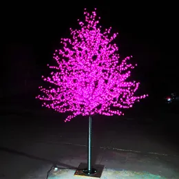 2.5m 2.8m 3m brilhante led flor de cerejeira iluminação da árvore de natal à prova dwaterproof água jardim paisagem decoração lâmpada para festa de casamento