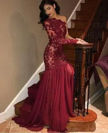 Sparkly Red Sexy High Neck Mermaid Prom Dresses 2020 Long Lace Sequins Beaded Backless Chic Evening Gowns Cheap Formal Party Dress