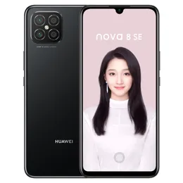 Original Huawei Nova8 SE 8SE 5G Mobiltelefon 8GB RAM 128GB ROM MTK 800U OCTA Core 64.0mp Android 6.53 "Full Screen Face ID Smart Cell Phone
