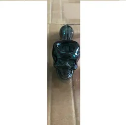 2022 NEW Skull Pyrex Glass Oil Burner Tubi Cucchiaio Bubblers Mano curva Pipa per narghilè Bong in silicone con molti colori