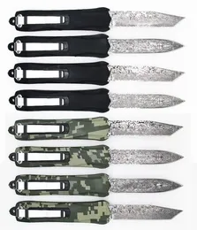 Schwarz Camo A163 Damaskus Muster 8 Modelle Double Action Taktische Selbstverteidigung Tasche Klapp Edc Messer Jagd Messer Outdoor Werkzeuge