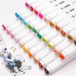 TouchFive Professional Lettering Kalligraphie Stift Marker Alkoholbasierte Permanent Marker 80 Farben für Schulbedarf Y200709