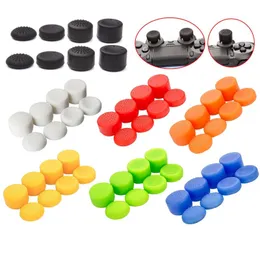 8pcs/SET Ulepszony silikonowy kontroler analogowy kciuk patyczany przyczepność skóry pokrywka skóry dla PS5 PS4 PS3 Kontroler gier Xbox360