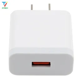 Único carregador USB 2A Charging Rápido Viagens EUA Plug Adaptador Portátil Carregador de Parede Cabo de Telefone Móvel para iPhone Samsung Xiaomi Branco