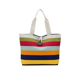 Zebra Luxury Shopper Väska Slitstarka Kvinnor Bomull Shopping Tote Lady Stripes Kvinna Färgglada Canvas Shopping Väskor Bolso Cebra