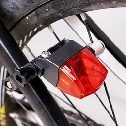 自転車ライト電磁誘導自転車テールライトの自己駆動IPX-4防水LEDマグネットテールライトサイクリングリア