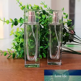 DHL GRATIS 100PCS / LOT 30 ml 50ml Clear Glass Parfym Gary-flaska i påfyllningsbar tomt parfumförstärkare behållare med sarinlock