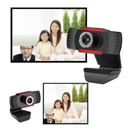 HD-Webcam-Webkamera, 30 fps, 1080P, PC-Kamera, integriertes schallabsorbierendes Mikrofon, Videoaufzeichnung für Computer, PC, Laptop, mit Einzelhandelsverpackung