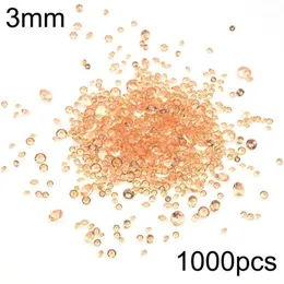 Fodere per sedie 1000pcs acrilico diamante coriandoli tavolo scatter matrimonio vaso filler decorazione oro rosa strass decorazione1