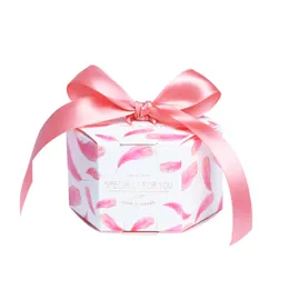New Gift Boxes Wedding Favors and Gifts Candy Box Mariage Gift Bag For Baby Shower Wedding Decoration Y0305