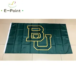 NCAA Baylor Bears and Lady Bears Flag 3 * 5ft（90cm×150cm）ポリエステルフラグバナー装飾フライングホームガーデンフラッグお祝いプレゼント