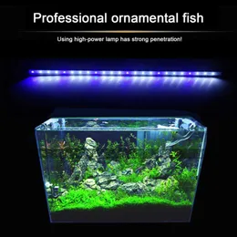 Aquarium Fish Tank LED Light Amphibious Use Light Color Submersible Waterproof Clip Lamp
