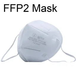 Maschera protettiva FFP2 confezionata singolarmente Fabbrica Respiratore con filtro al 95% 5 strati Designer Visiera Maschere pieghevoli usa e getta Antipolvere Antiappannamento HY0076