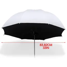 Freeshipping 2pcs 84cm/33" Translucent Umbrella photo studio Lighting Umbrellas softbox 2in1 kit for photographic light