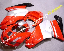 Fairing 999 749 03 04 Kropps kit för Ducati 999/749 2003 2004 Röda vita svarta motorcykelfee (formsprutning)