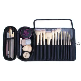 women Portable multifunctional cosmetic brush brush roll package folding bag portable travel carry toiletries orgnizer bag