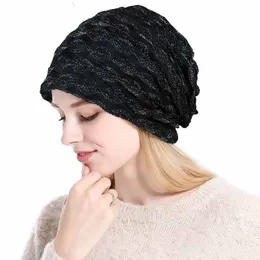 Warm halten Kappe Elastische Mützen Solide Motorhaube Weiche Winter Hut Femme Skullies Mädchen frauen Herbst