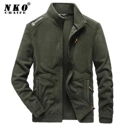 Chaifenko Winter Fleece Jacket Parka Coat Men Casual Bomber Military Outwear Sping Fack Warm Tactical Army Jacket Men 220124