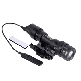 전술 M952 IR Light Picatinny QD 마운트 LED 사냥 스카우트 조명 기어 손전등 상수 순간적인 흰색 출력