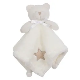 furry soft Baby stuffed animal soothe blanket Bashful Baby animal Security Blanket bear pacify towel newborn appease blanket LJ201014