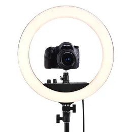 Fosoto RL-18II oświetlenie fotograficzne 18 calowe światło pierścieniowe 512 sztuk LED Lampa dzwonka z statywem do aparatu Telefon Makeup YouTube
