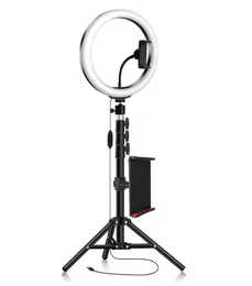 Foto Studio Fotografisk belysning Mobil Circle Lampa Selfie Ring Light med stativ för Tik Tok YouTube Video Makeup Ringlight