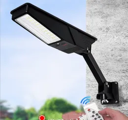 Ny 24LED Solar Wall Light Vattentät Solpaneler Power PIR Motion Sensor LED Garden Light för Outdoor Street Pathway