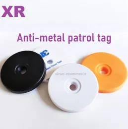 125KHz TK4100 EM4100 diameter 40mm/30mm rund anti-metall RFID Tag Guard Patrol Points RFID Coin Card med 3M Adhsive Sticker Access Control