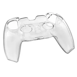 PS5コントローラーPlayStation 5ゲームパッドプロテクター滑り止めキャップのための2020新しい到着の堅い透明な保護シェルの肌のケースカバー