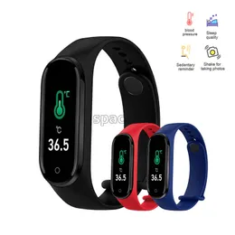 الذكية ووتش M4 Smartband للماء ضغط الدم معصمه القلب رصد معدل اللياقة تعقب الرياضة تتبع smartwatch عداد الخطى