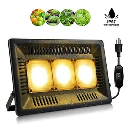 SquareX 450W Full Spectrum COB LED Grow Light - Waterproof, High Efficiency for Indoor Gardening - CE/FCC/ROHS Certified