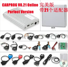 CARPROG V8.21 Perfekt online-version med alla 21 adaptrar