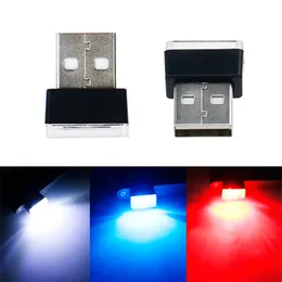 Mini USB -bil LED -atmosfärlampor Dekorativ lampa Emergency Lighting Ambient Lights Car Interior Accesories