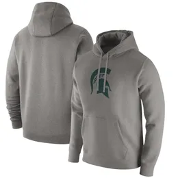 Spartans Mężczyzna Bluza Bluza z kapturem Wolverines z długim rękawem Sweter Moda Sweter AAA