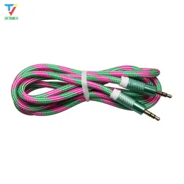 1.5m Dragon pattern style AUX Audio Cable Cord Male/Male Kabel Gold Plug Car Aux Cord for iphone Samsung xiaomi wholesale 300pcs