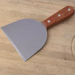 Kostenloser Versand an Bar Products Tür Messer aus Edelstahl 304 Werkzeuge zur Eisherstellung Bratenspatel Schaufel Schaufel mit Holzgriff