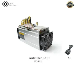 Antminer L3 ++ (sem PSU) Scrypt Litecoin Miner 580MH / S LTC vêm com US Plug Cabo de cabo de alimentação