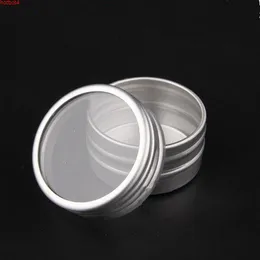 10g Aluminum Cosmetic Cream Jar Window Cap, Empty Metal Jars, 10ML Box, Packing Tins Containe F20171951good qualtity