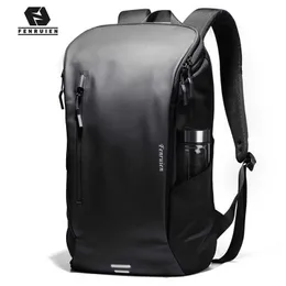 Waterproof Fenruien Men Backpack Multifunctional 15.6 Inch Laptop s Fashion Outdoor Sport School Travel Bag 202211
