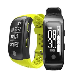 S908 Altitude Meter GPS Smart Armband Hjärtfrekvens Monitor Fitness Tracker Smart Watch IP68 Vattentät Armbandsur för IOS iPhone Android