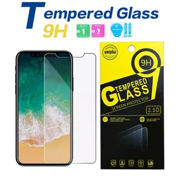 Screenprotector voor iPhone 12 mini 11 Pro Xs Max X XR 7 8 Plus gehard glas voor Samsung A30 A50