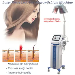 400 pz Diodo Laser Lazer Macchina per la Crescita Dei Capelli 650nm Trattamento di Perdita di Capelli Attrezzature per Saloni Anti-Depilazione