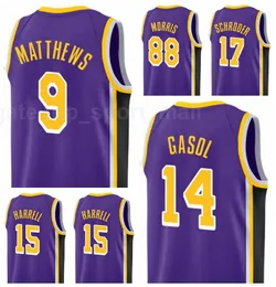 Screen Print Basketball Alex Caruso Jersey Montrezl Harrell 15