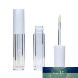 1 Sztuk 4.1ml Puste Białe Wyczyść Lip Gloss Tubes z różdżką DIY Lip Glaze Container Refillable Lip Balm Próbka Dozownik kosmetyczny