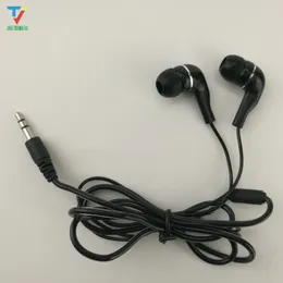 100pcs/lot Wholesale 3.5mm Stereo Soft Transparent In Ear Earphone Earbud Comfortable Wearing Sport Headset for HTC iPhone Cheap