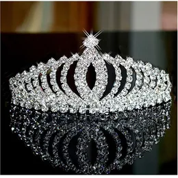 Accessori per capelli per copricapi di cristalli e corone Accessori per capelli da sposa corona da sposa per le spose ornamenti per capelli
