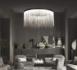 Modern High-end Villa Art Personalità Lampade Simple Atmosfera Atmosfera Atmosfera Chandelier Nordic Bedroom Soggiorno Ristorante Luci del ristorante