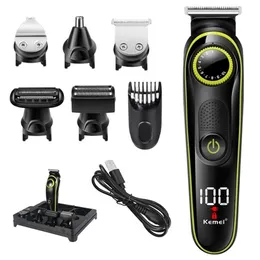 All-in-One Professional Hair Trymer for Men Body Shaver Clipper Clipper Beard Machine Cutter Grooming 220216