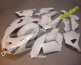 Bodywork For Kawasaki Ninja ZX14R ZX 14R 2006 2007 2008 2009 2010 2011 ZX-14R 06-11 White Motorcycle Fairing Kit (Injection molding)